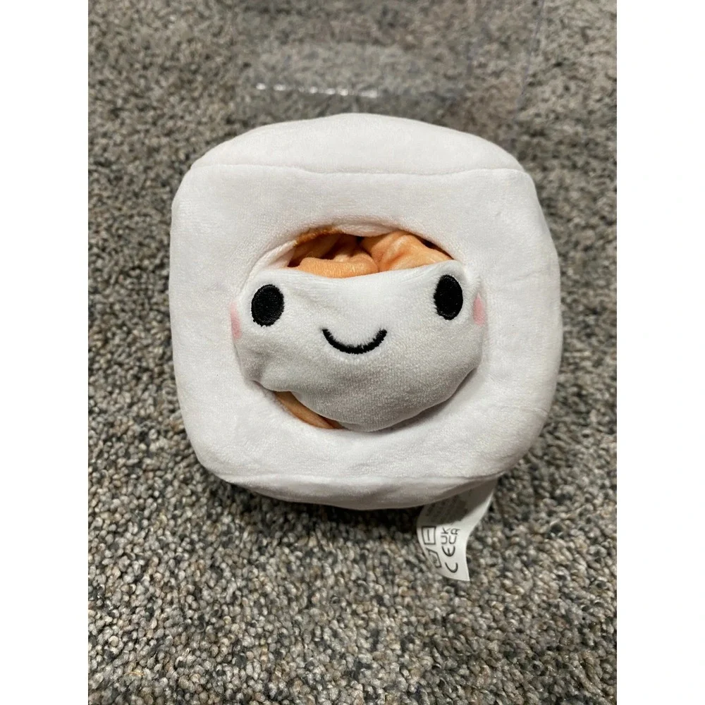 Spin Master Cheeky Chonks Toasty Buns S'more Marshmallow Plush Toy White Brown‎